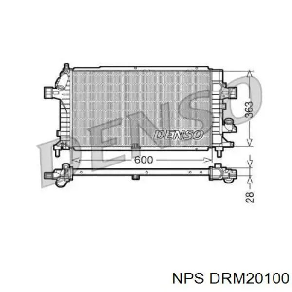 Радиатор DRM20100 NPS