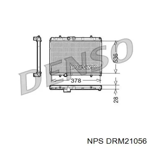 Радиатор DRM21056 NPS