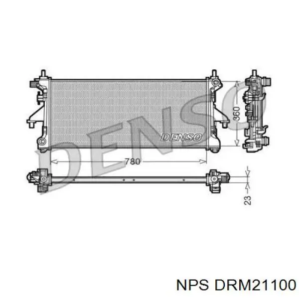 Радиатор DRM21100 NPS