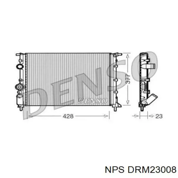 Радиатор DRM23008 NPS