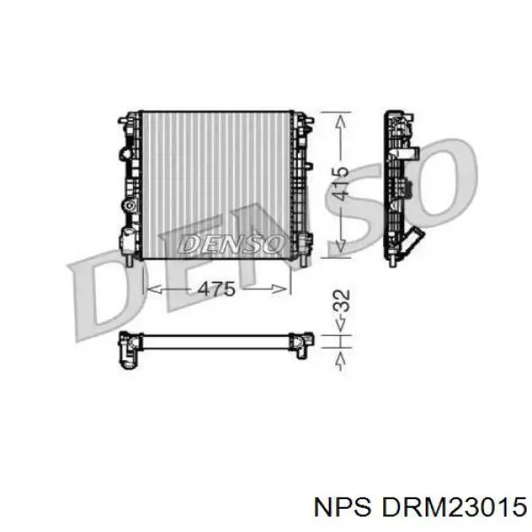 Радиатор DRM23015 NPS