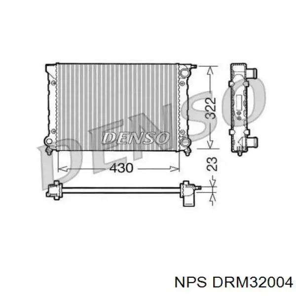 Радиатор DRM32004 NPS