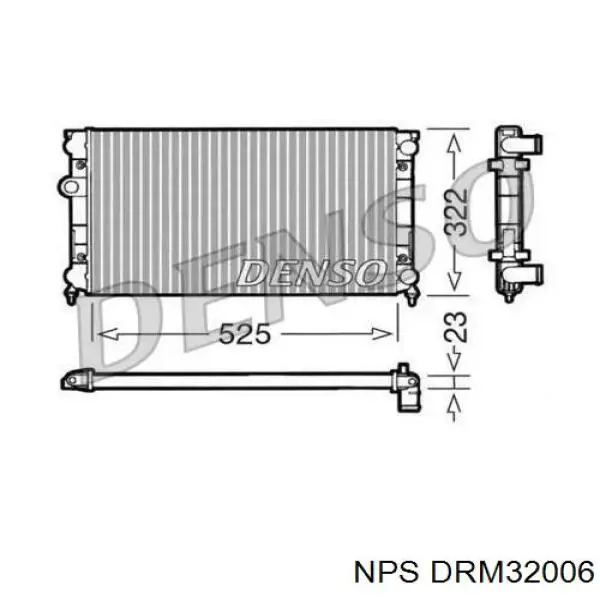 Радиатор DRM32006 NPS