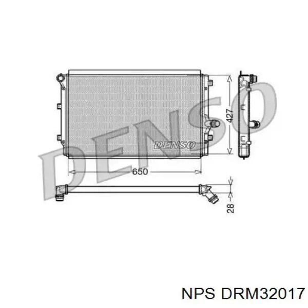 Радиатор DRM32017 NPS