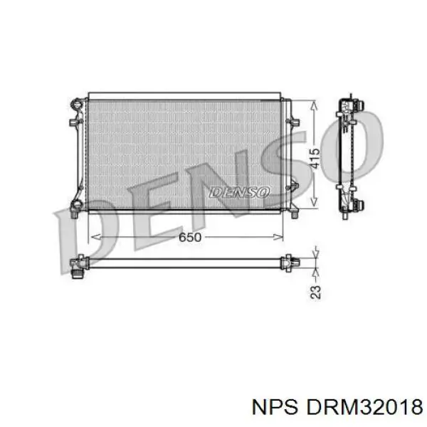 Радиатор DRM32018 NPS