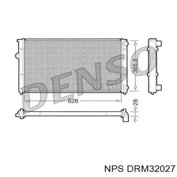 Радиатор DRM32027 NPS