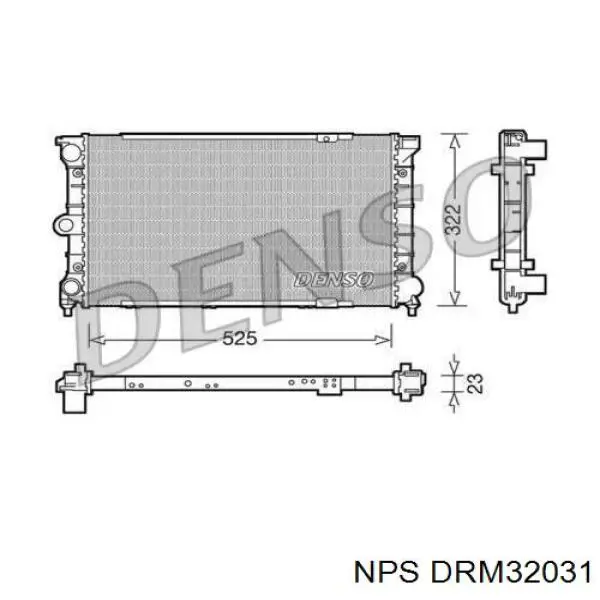 Радиатор DRM32031 NPS