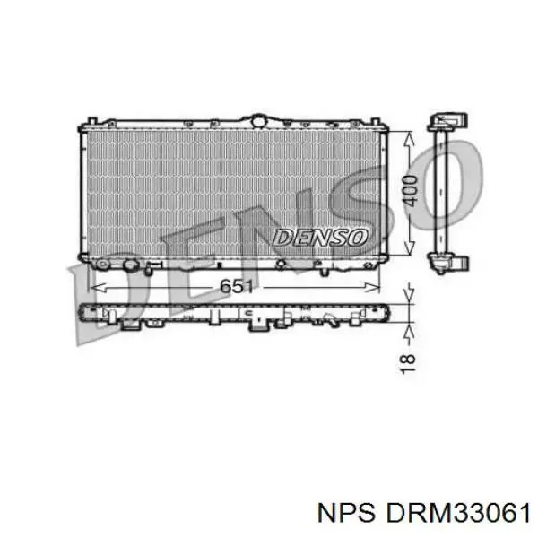 Радиатор DRM33061 NPS