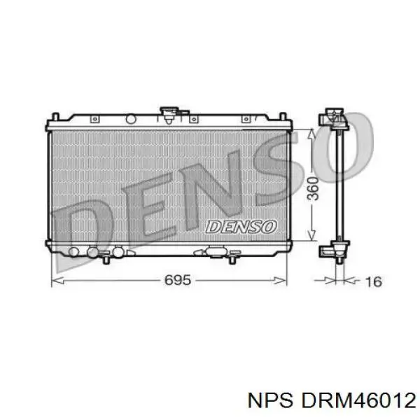 Радиатор DRM46012 NPS