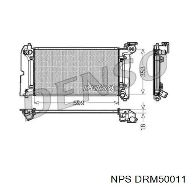 Радиатор DRM50011 NPS