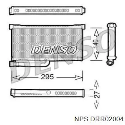 Радиатор печки DRR02004 NPS