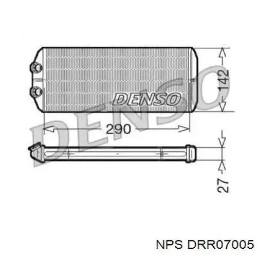 Radiador de calefacción DRR07005 NPS