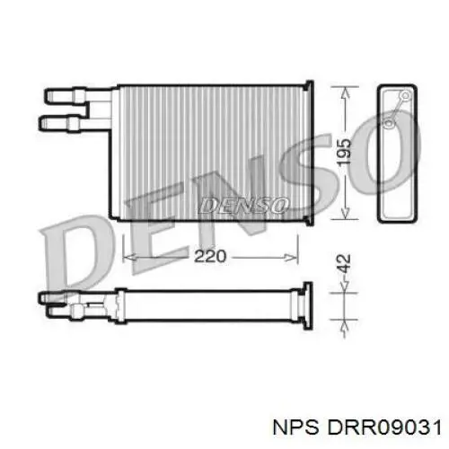 Radiador de calefacción DRR09031 NPS