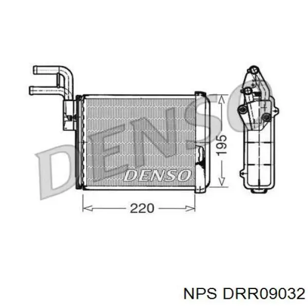 Радиатор печки DRR09032 NPS