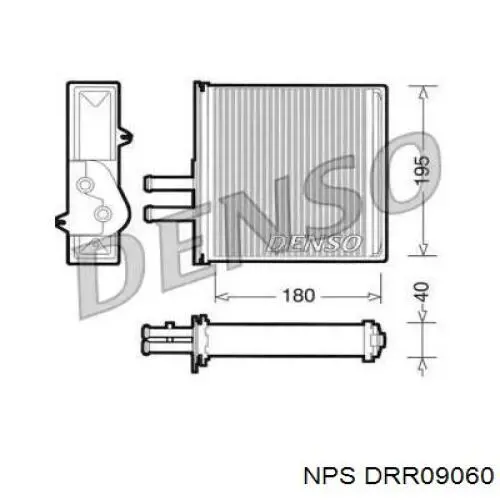 Radiador de calefacción DRR09060 NPS