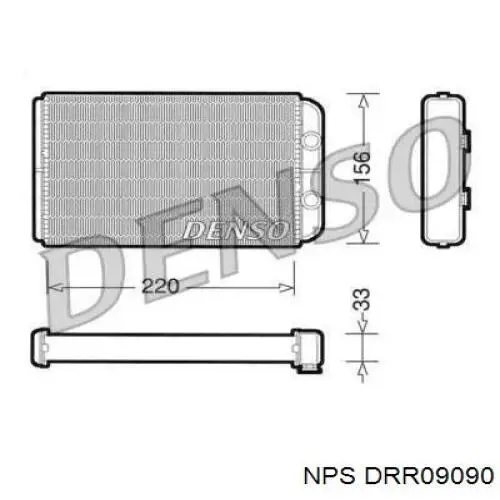 Radiador de calefacción DRR09090 NPS