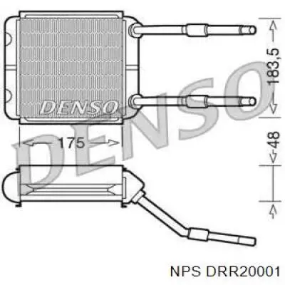 Радиатор печки DRR20001 NPS