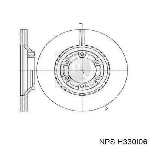 Передние тормозные диски H330I06 NPS