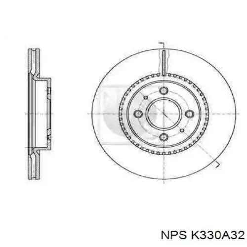 Передние тормозные диски K330A32 NPS