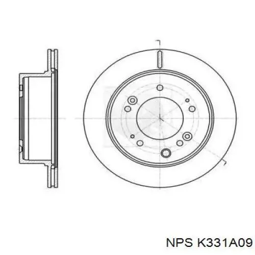 Тормозные диски K331A09 NPS