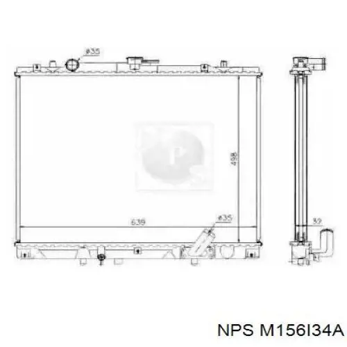 Радиатор M156I34A NPS