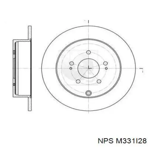 Тормозные диски M331I28 NPS