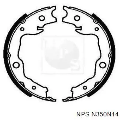 Колодки ручника N350N14 NPS