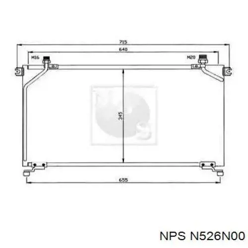 921107F000 Nissan radiador de aparelho de ar condicionado