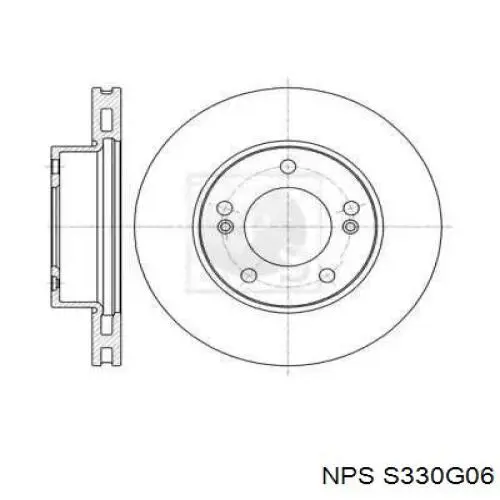 Передние тормозные диски S330G06 NPS