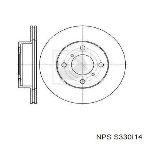 Передние тормозные диски S330I14 NPS