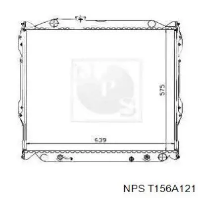 Радиатор T156A121 NPS