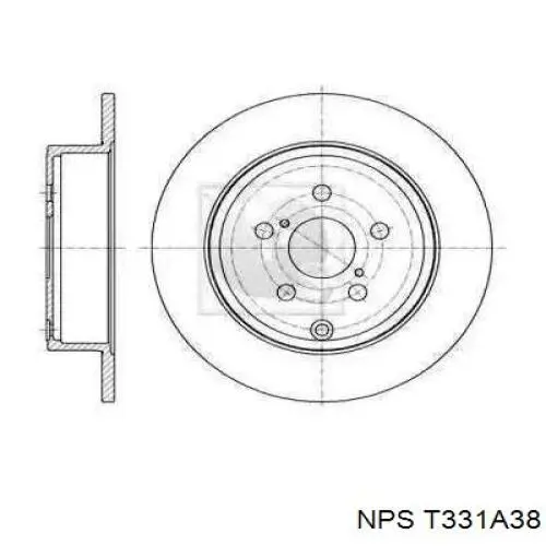 Тормозные диски T331A38 NPS