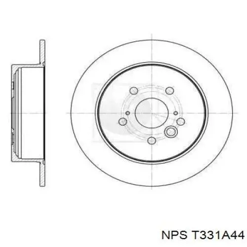 Тормозные диски T331A44 NPS