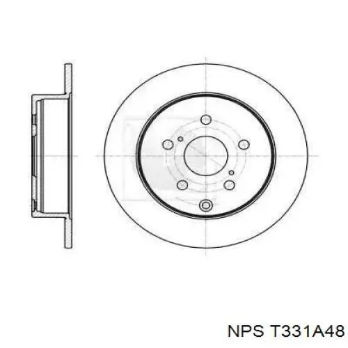 Тормозные диски T331A48 NPS