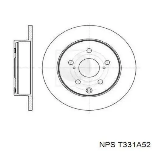 Compre PB1693 Starline Disco do freio traseiro