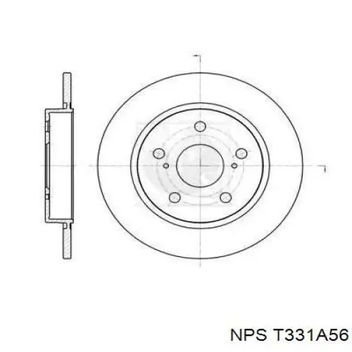 Тормозные диски T331A56 NPS