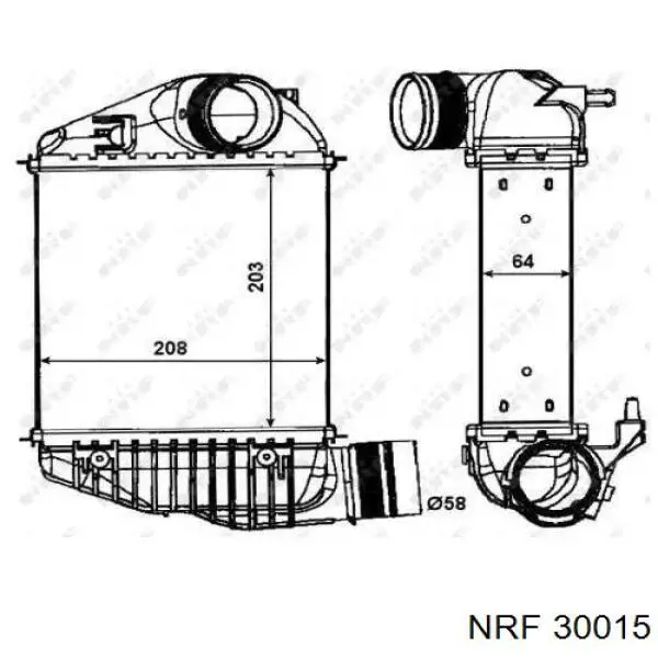 30015 NRF интеркулер