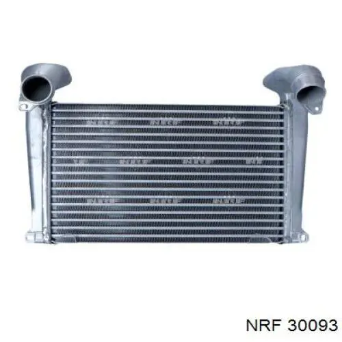 Радиатор интеркуллера на MAN L2000 