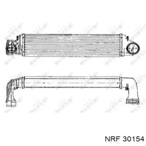 Интеркулер 30154 NRF