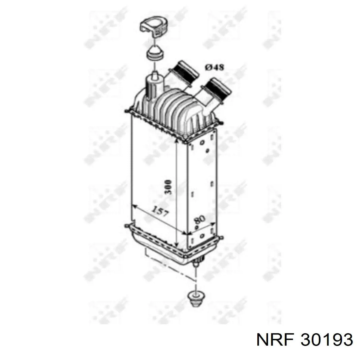 Интеркулер 30193 NRF