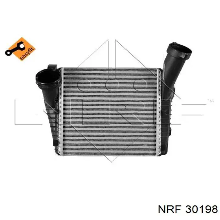 Радиатор интеркуллера на Volkswagen Touareg I 