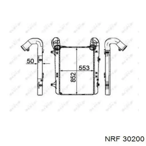 Интеркулер 212DF139200 Perfekt Cooling