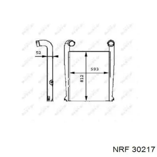 Интеркулер 97028 Nissens