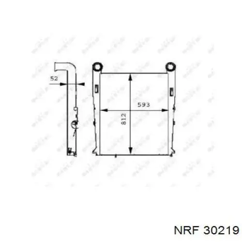 Интеркулер 30219 NRF