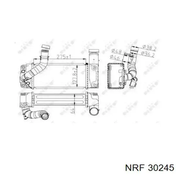 30245 NRF интеркулер
