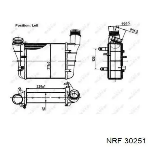 Интеркулер 30251 NRF