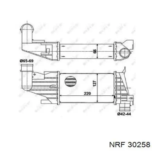 Интеркулер CI514000S Mahle Original