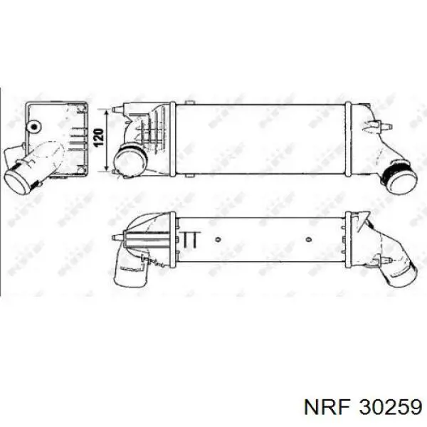 Система охлаждения наддувочного воздуха NRF 30259 цена, от 91.85 USD