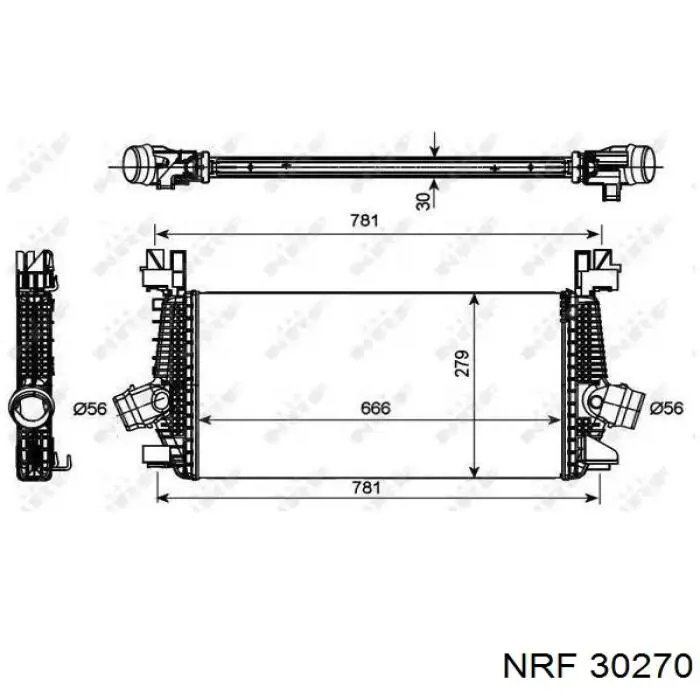 Интеркулер 30270 NRF