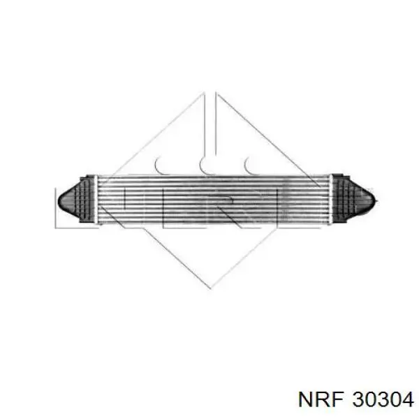 Radiador de aire de admisión 30304 NRF